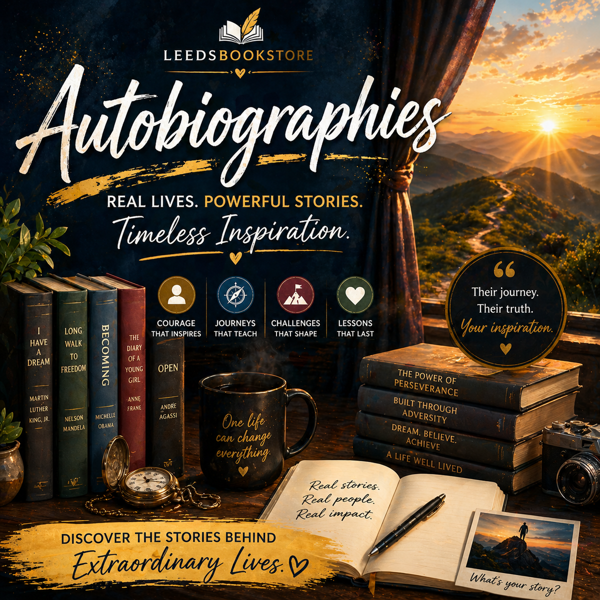 AUTOBIOGRAPHIES – LEEDS PRESS BOOKSTORE